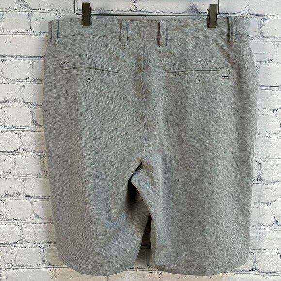 Hurley Men's H2O Dri Cutback 21" Outseam Hybrid Swim Board WalkShorts, Wolf Grey - Picture 10 of 15